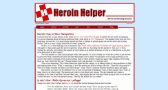 Desktop Screenshot of heroinhelper.com