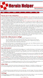 Mobile Screenshot of heroinhelper.com