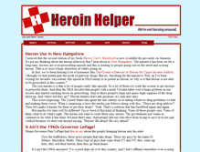 Tablet Screenshot of heroinhelper.com